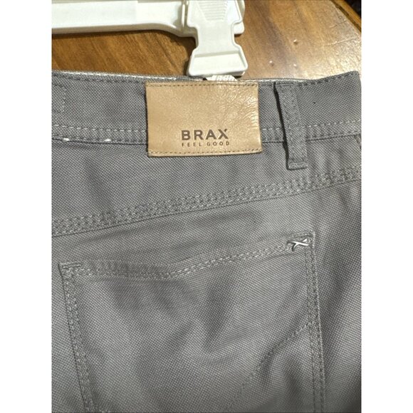 Brax Jeans Regular Fit Cooper Fancy in Gray Cotton Blend Size 32/34 - Picture 8 of 8